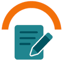Logo Written summary AI